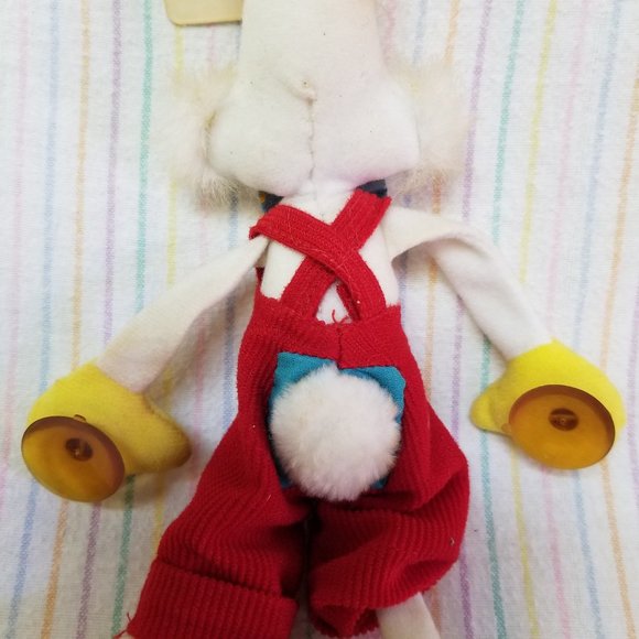 Vintage 1987 Roger Rabbit Disneyland Window Cling Plush w/ Tags Walt Disney - Picture 8 of 10